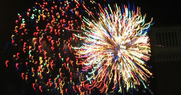 Fuegos artificiales en Barcelona (Flickr)