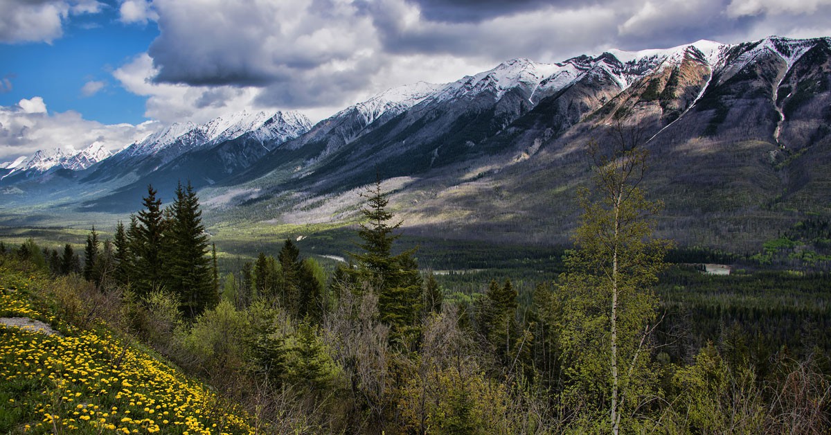 Impresionantes montañas en el Parque Kootenay (Flickr)