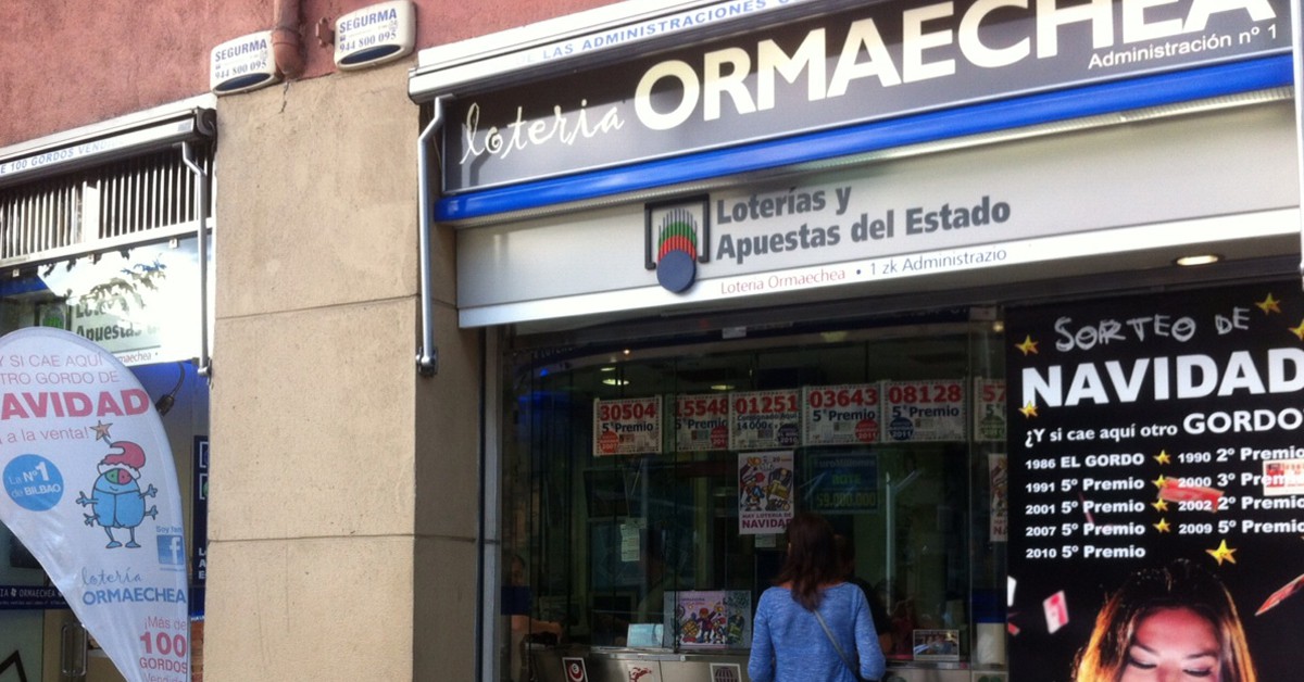 Lotería Ormaechea, en Bilbao (marinagondra.com)