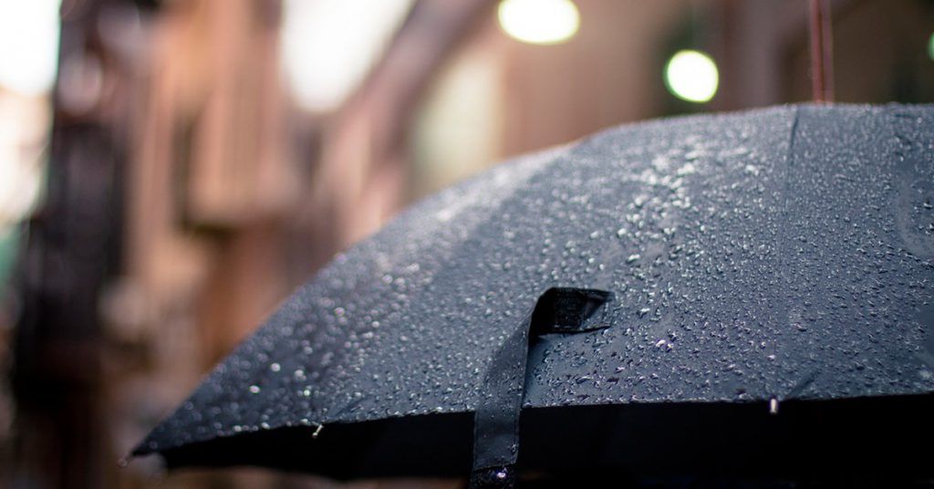 9. La lluvia no te pilla de sorpresa