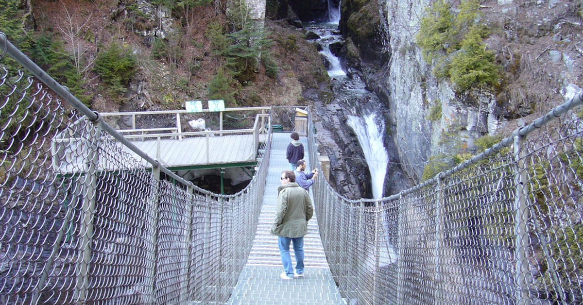 El vertiginoso cañón de Saint Anne en Canadá (Flickr)