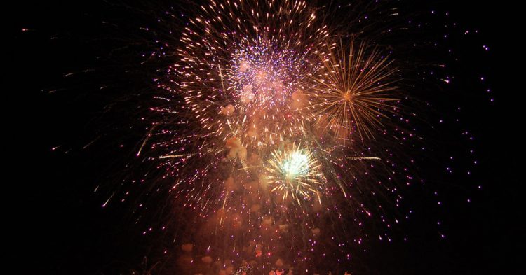 Fuegos artificiales en Valencia (Flickr)