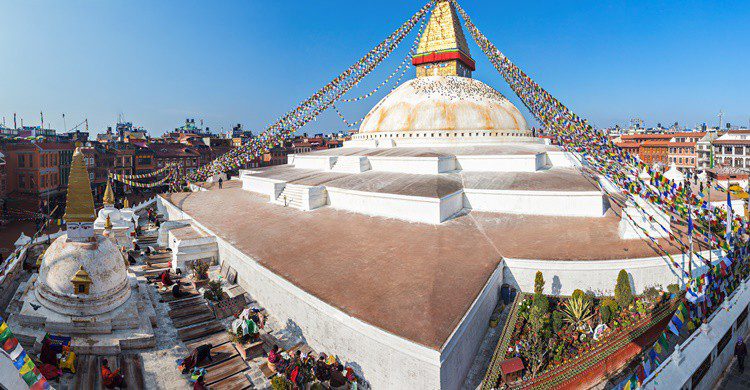 Templo de Boudhanath en Nepal. Saiko3p (iStock)