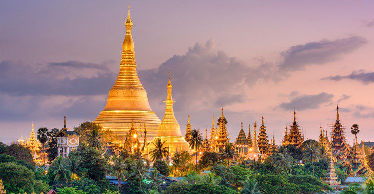 Pagoda de Shwedagon en Birmania. SeanPavonePhoto (iStock)