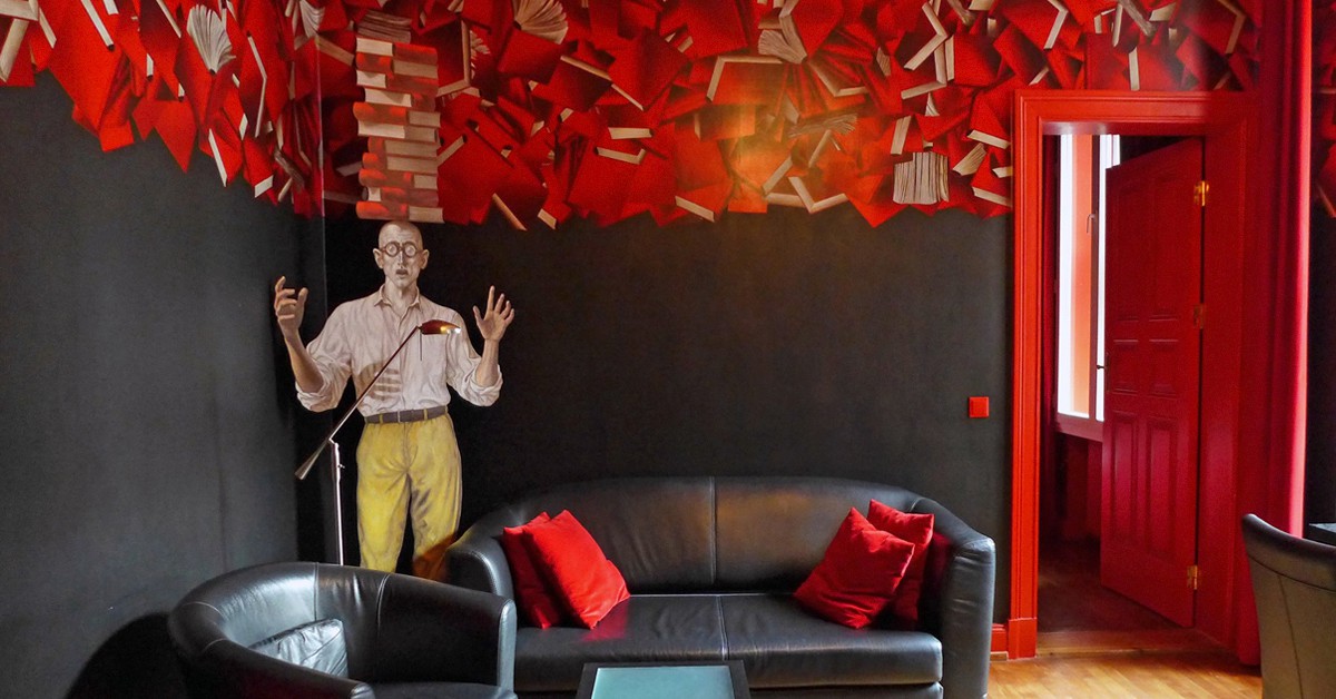 Habitación Dangerous Books (Arte Luise Kunsthotel, Facebook)