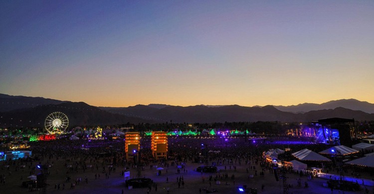 Vista aérea de la edición 2016 (Coachella, Facebook)
