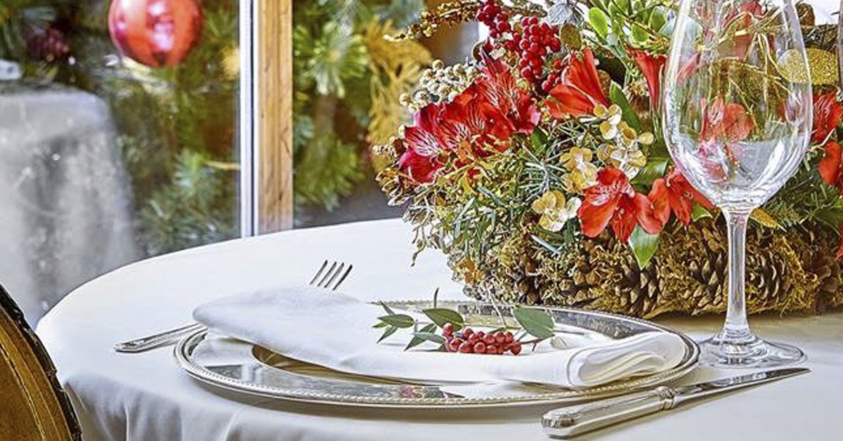 Mesa de Navidad en el Hotel Orfila (Facebook del hotel)