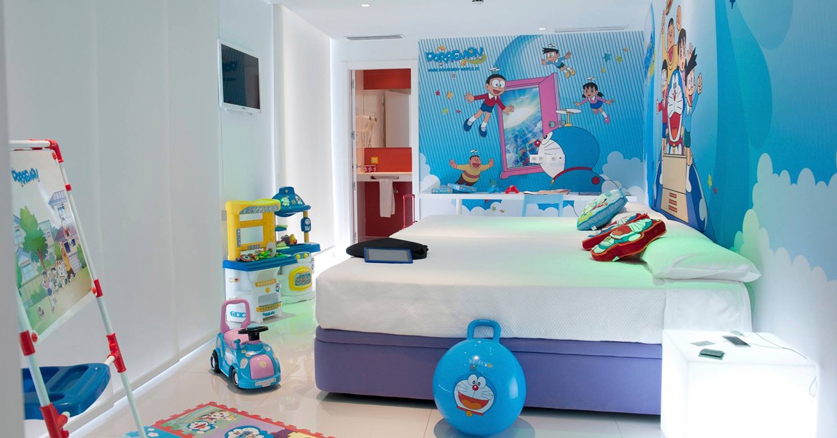 Habitación de Doraemon (Hotel del Juguete, Facebook)