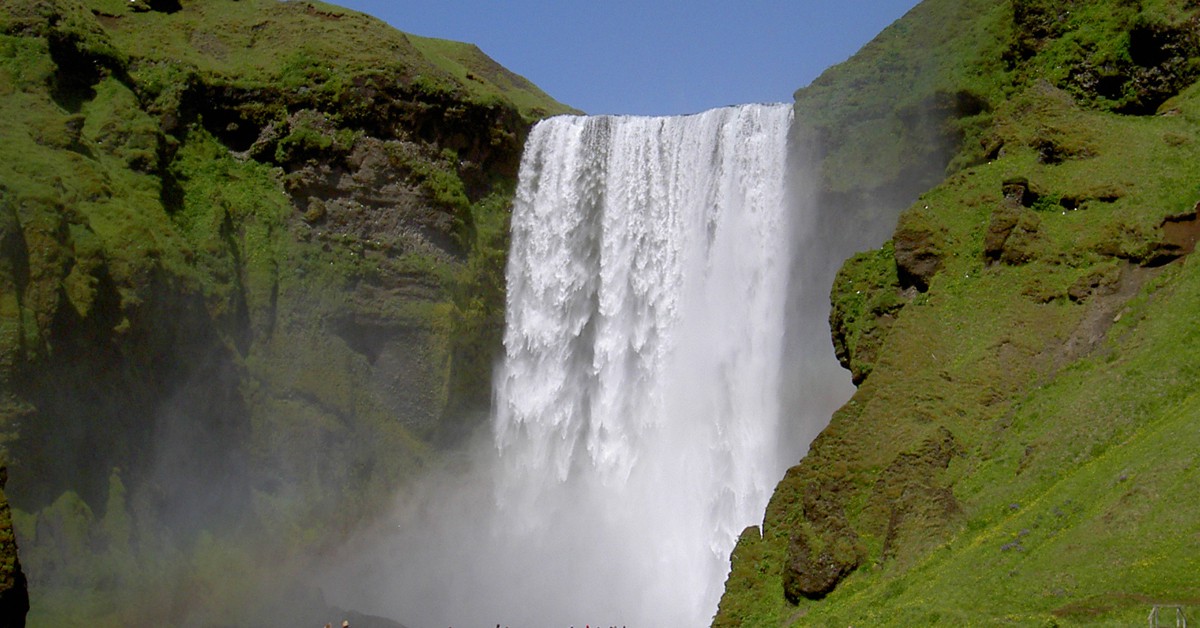 Skogafoss, en Islandia (wikimedia.org)