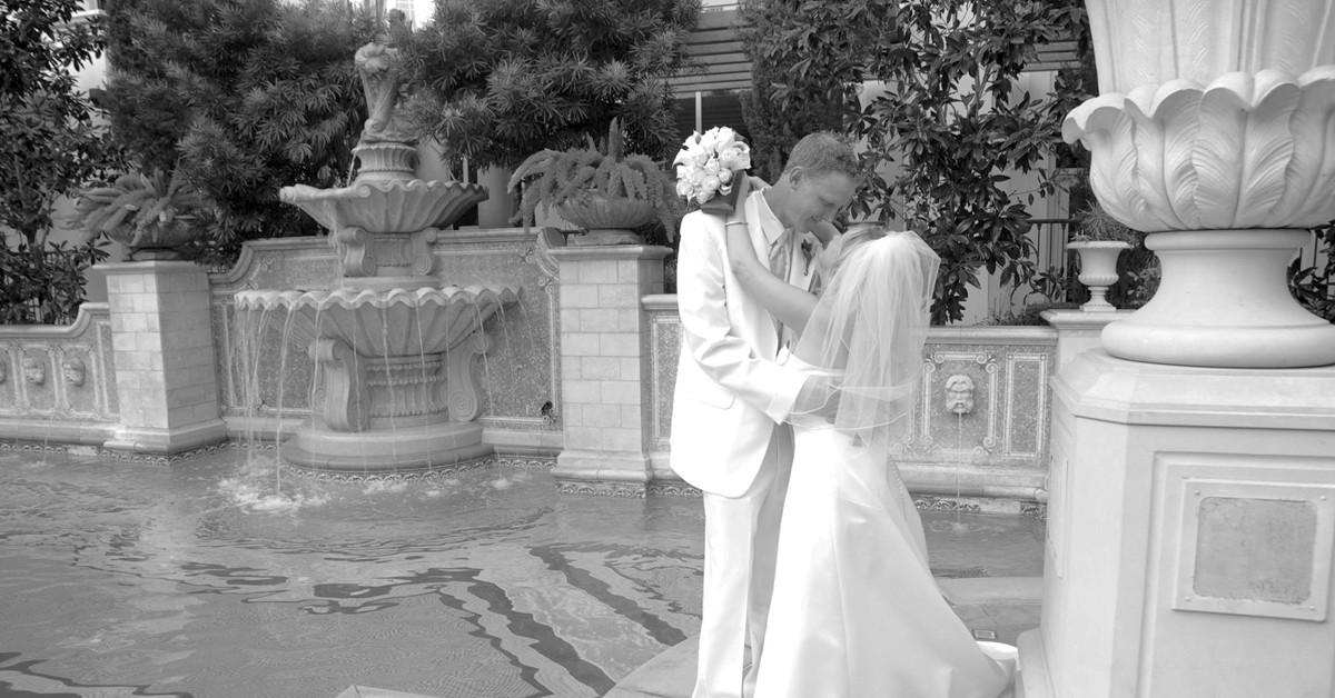 Posado en la fuente (The Venetian Las Vegas, Facebook)