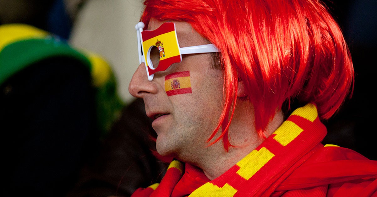Cientos de aficionados españoles se desplazaron a Francia para vivir la Eurocopa (Flickr)