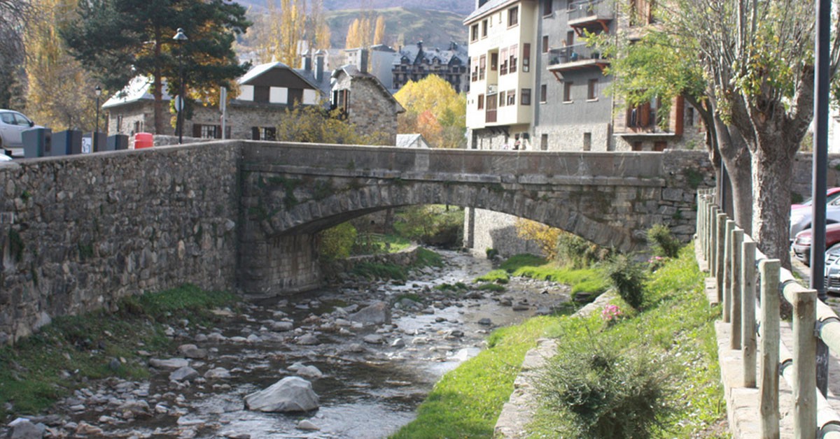 El pequeño Sallent de Gállego en Huesca (Flickr)