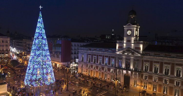 Plaza de Sol en Navidad