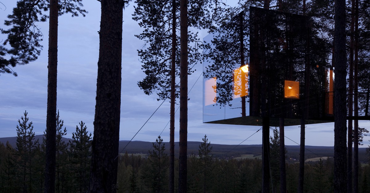 Casa espejo de Treehotel (Peter Lundström / WDO)