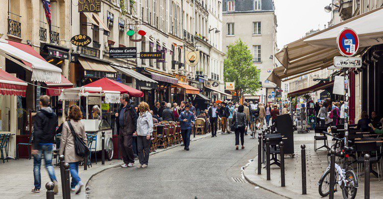 Calle comercial de París. Parys (iStock)