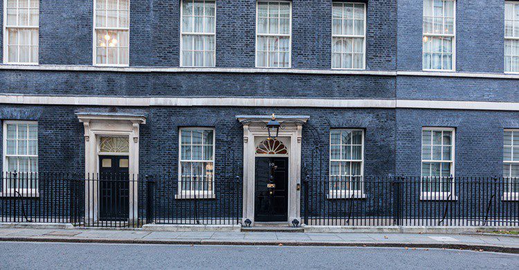 Número 10 de Downing Street. Dzarzycka (iStock)