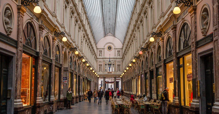 2. Galeries Royales Saint-Hubert de Bruselas.