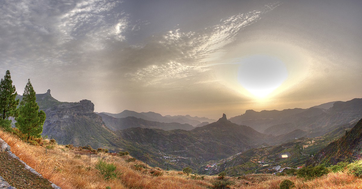 Atardecer desde La Degollada Becerra Tejeda Gran Canaria (El Coleccionista de Instantes, Flickr)