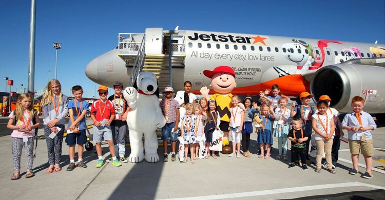 Campaña infantil (Jetstar Australia, Facebook)