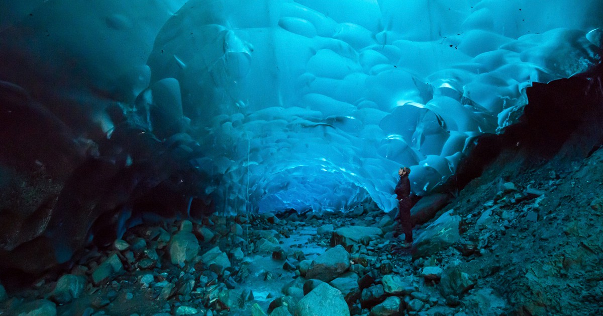 Cuevas de hielo (Andrew E. Russell, Flickr)