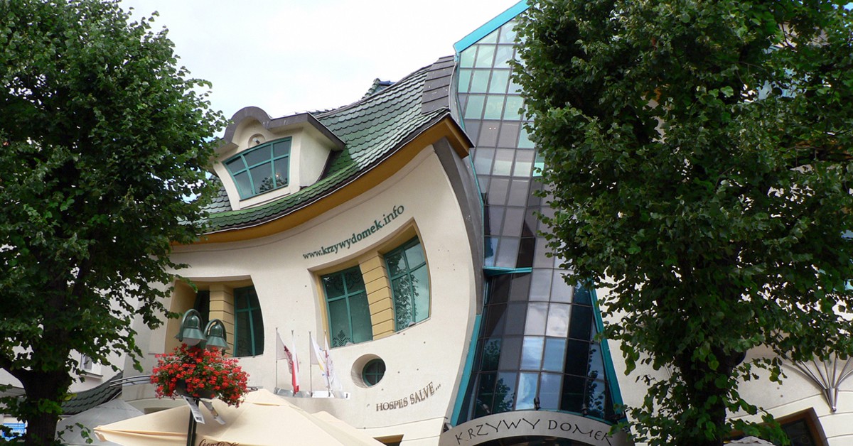 Casa torcida de Sopot (lostajy, Foter)