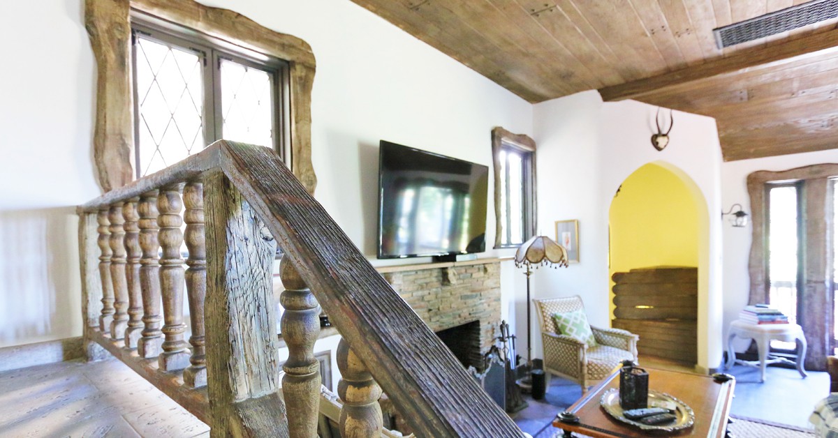 Detalle del interior de la casa que, supuestamente, sirvió de inspiración para la película "Blancanieves" (Twitter)