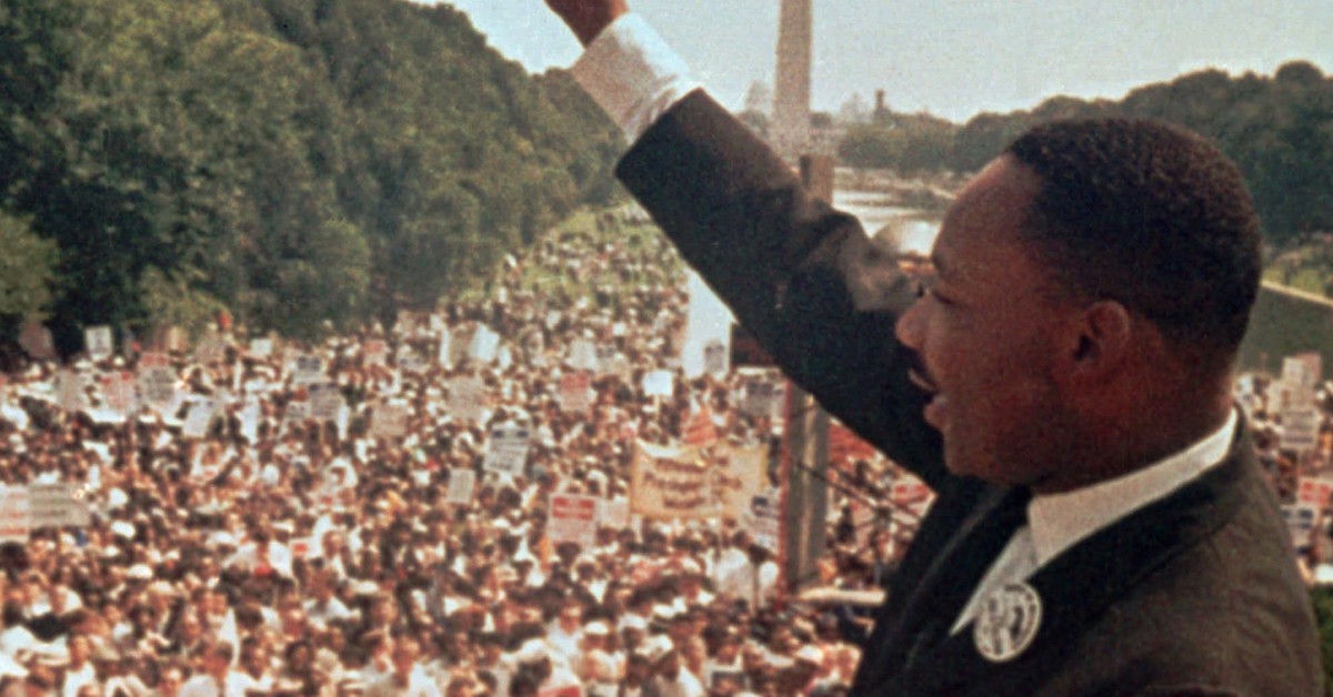 Martin Luther King, el día de su famoso discurso "I have a dream" (AP Photo)