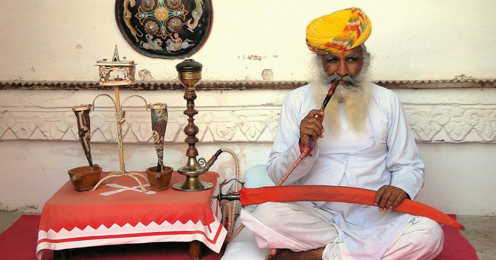 Foto de un sij en la India