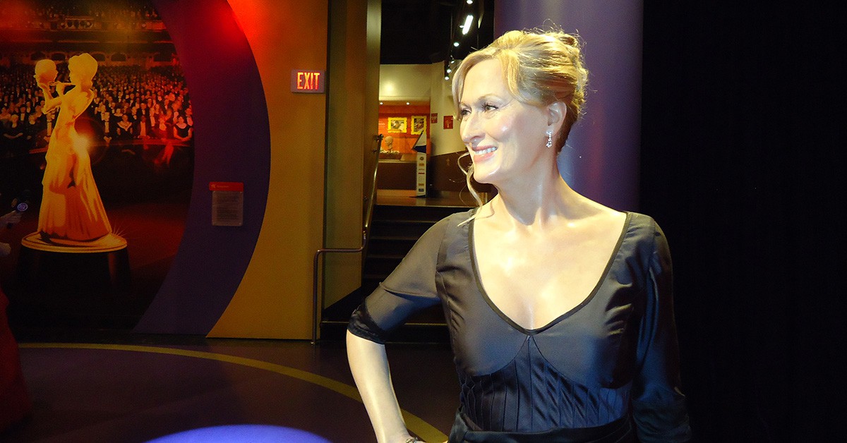 Meryl Streep en un acto público