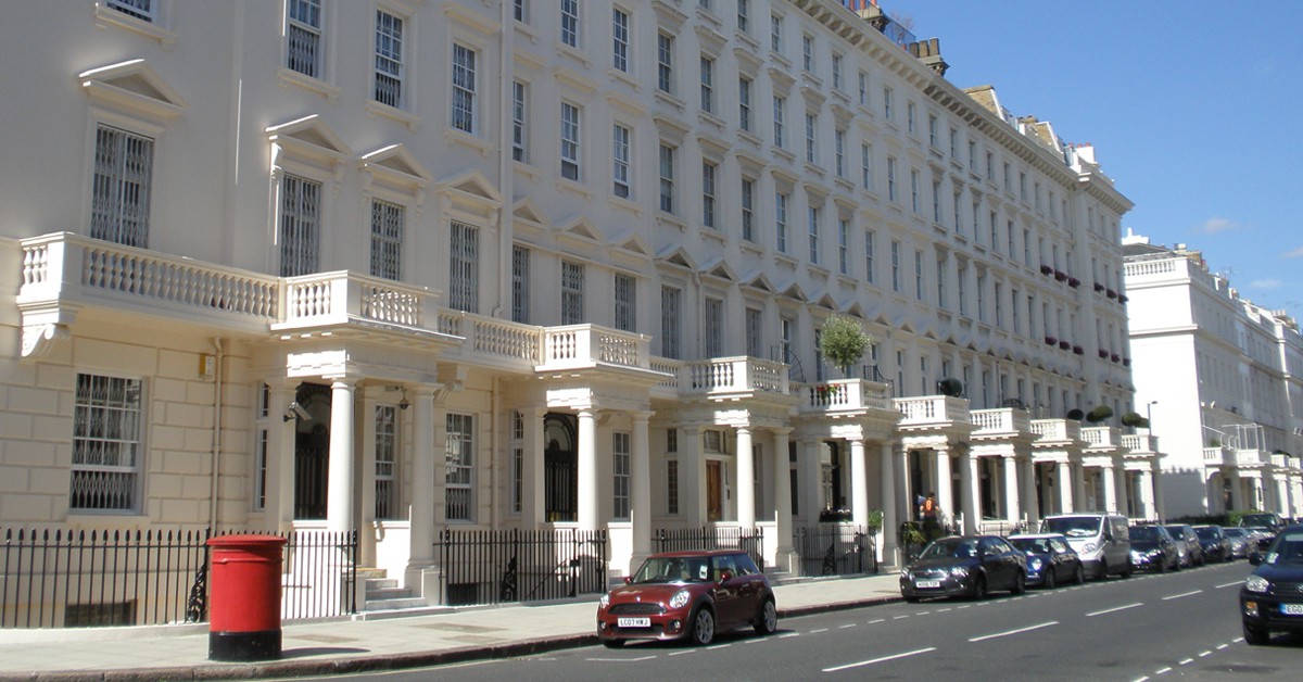 Una de las calles de Belgravia