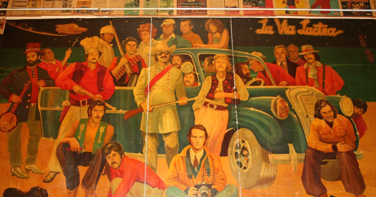 Imagen del mural de La Vía Láctea