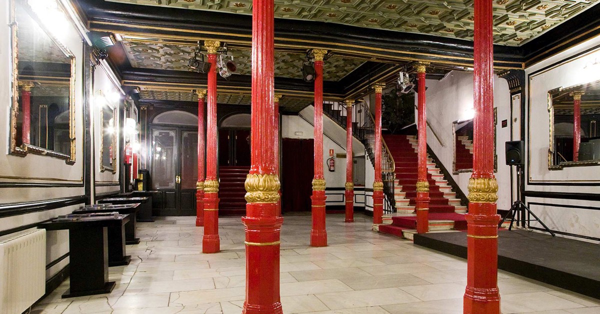 Imagen del interior del Teatro Lara