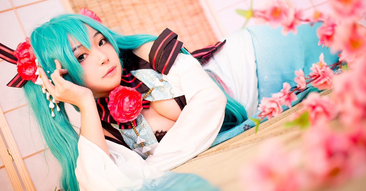 Imagen de una chica con aspecto de personaje manga