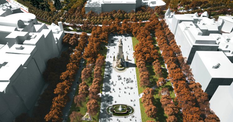 remodelación Plaza España proyecto Y