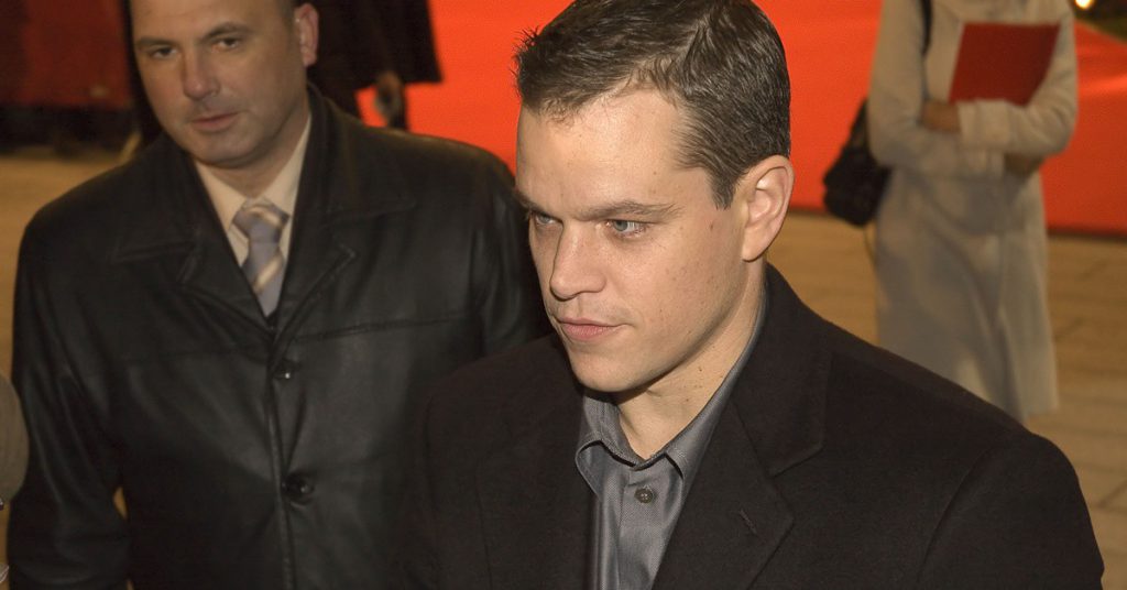 Fotografía de Matt Damon.