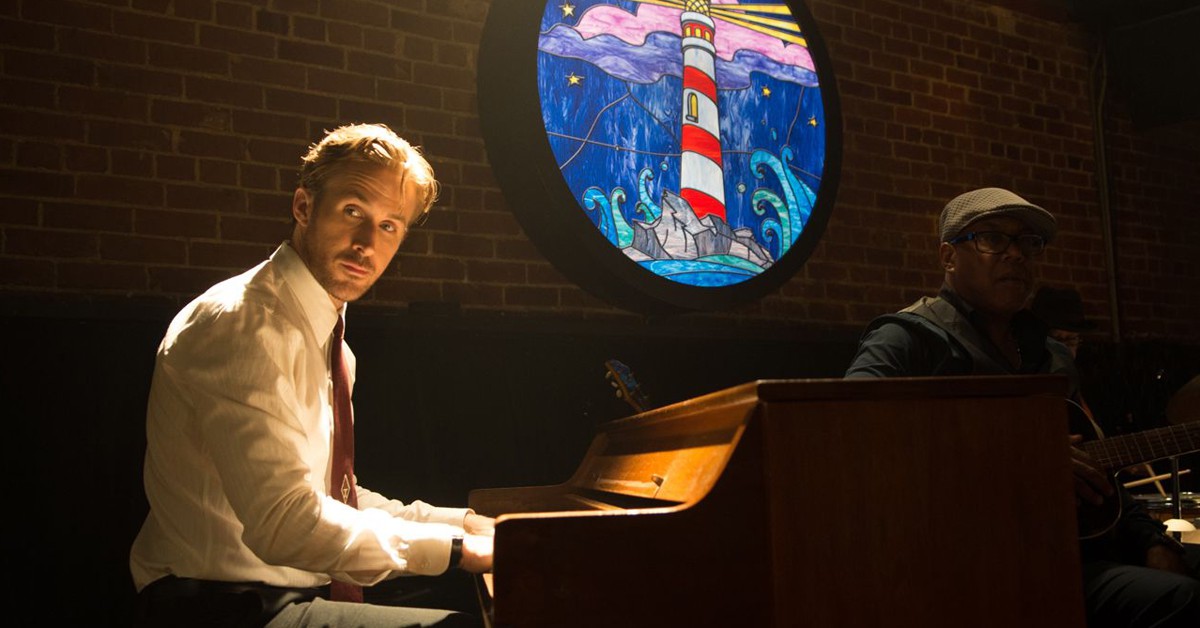 Ryan Gosling al piano en La La Land