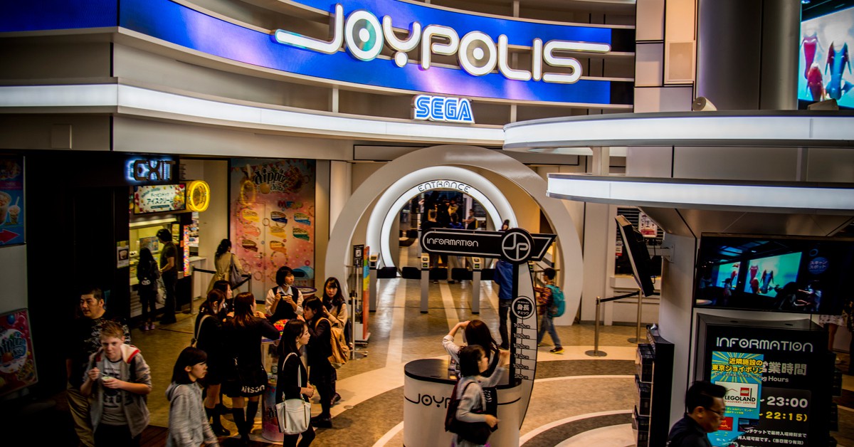 fotografía de SEGA Joypolis, en Tokio