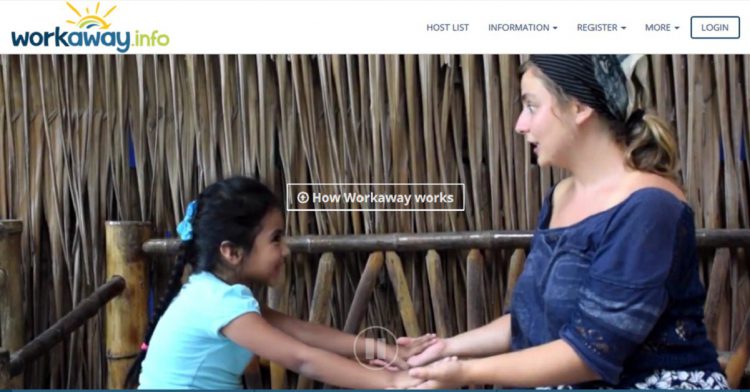 Portada de la web Workaway.info (https://www.workaway.info/)