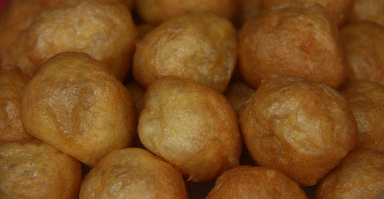 Buñuelos de una pastelería de Madrid