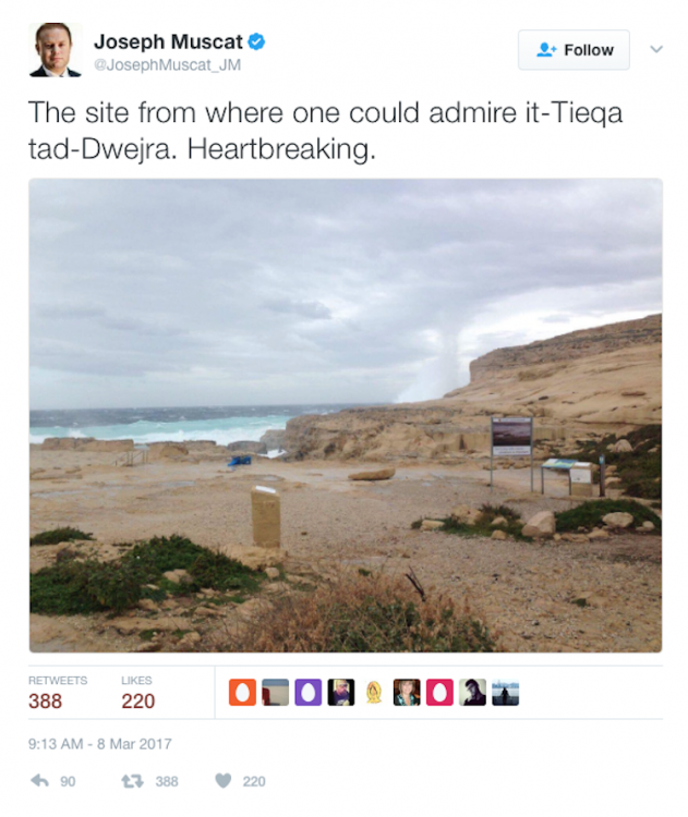 Así se ha pronunciado el primer ministor de Malta en relación al suceso (Twitter).