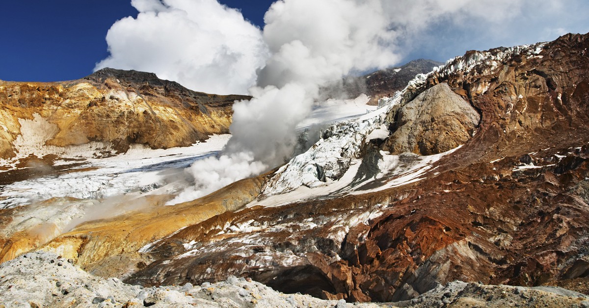 El valle de la muerte de Kamchatka, Rusia
