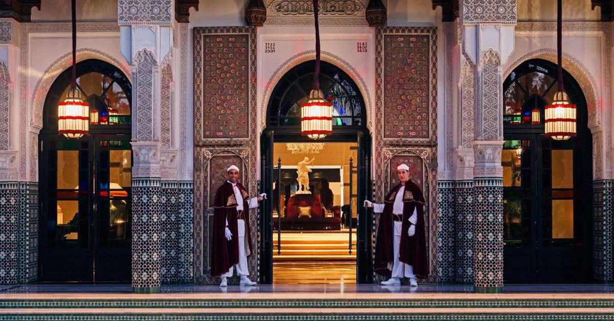 Entrada a La Mamounia 