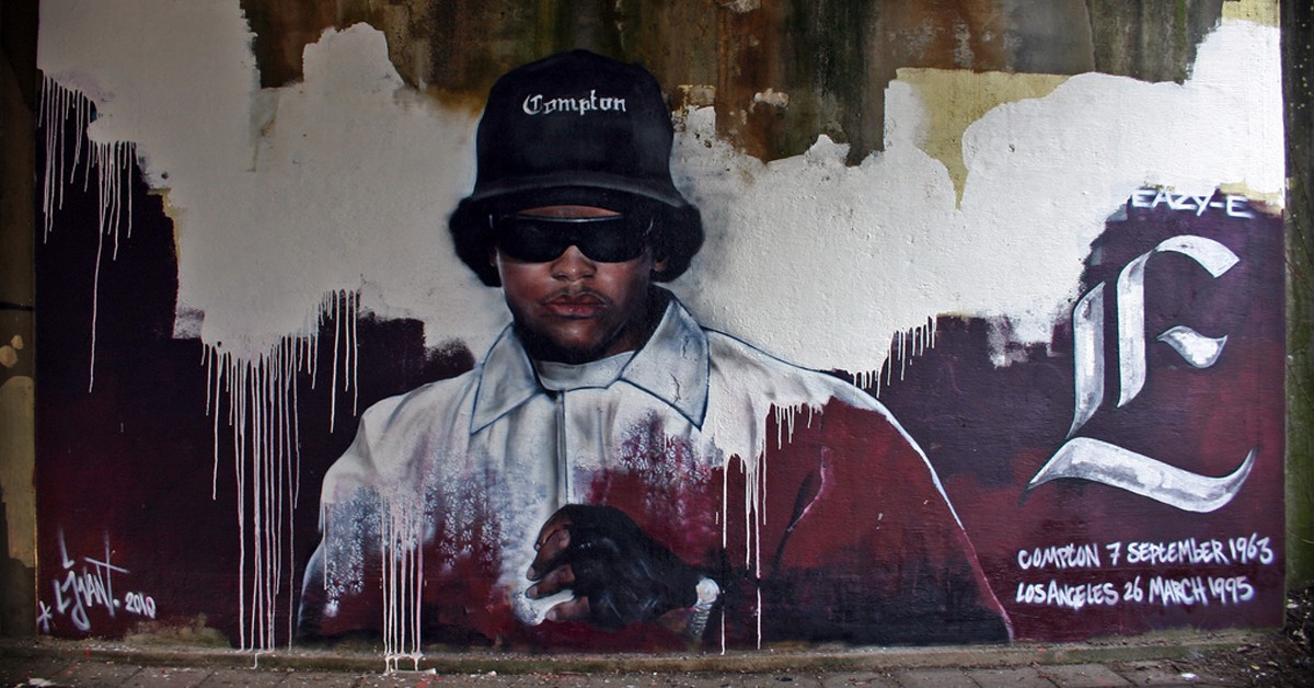 Grafiti en honor de Eazy-E