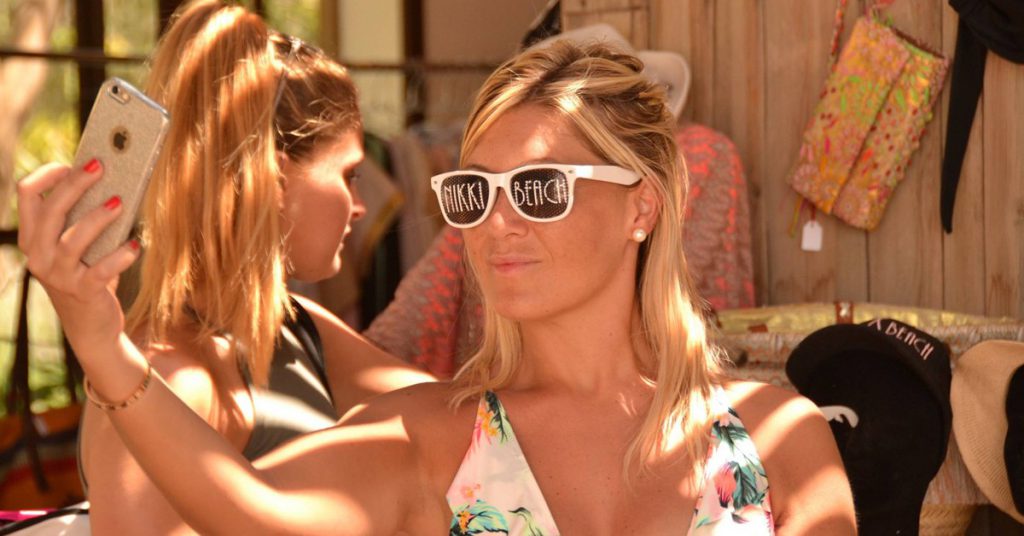 Selfie en Nikki Beach