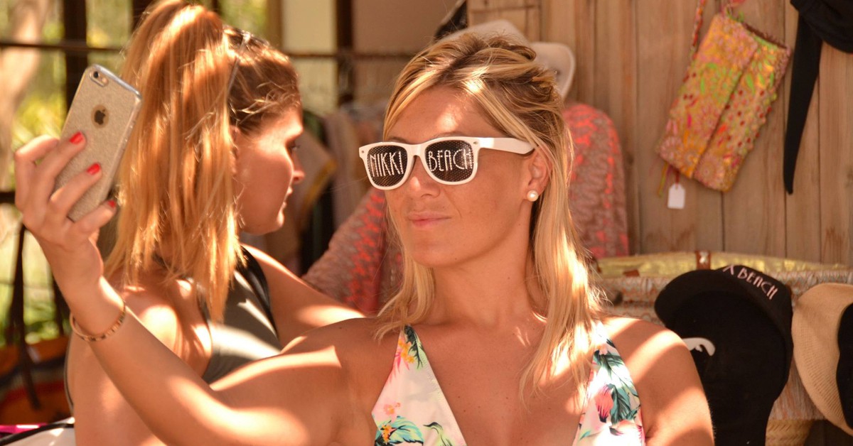 Selfie en Nikki Beach