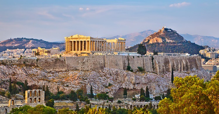 La famosa Acrópolis de Atenas. Sborisov (iStock)