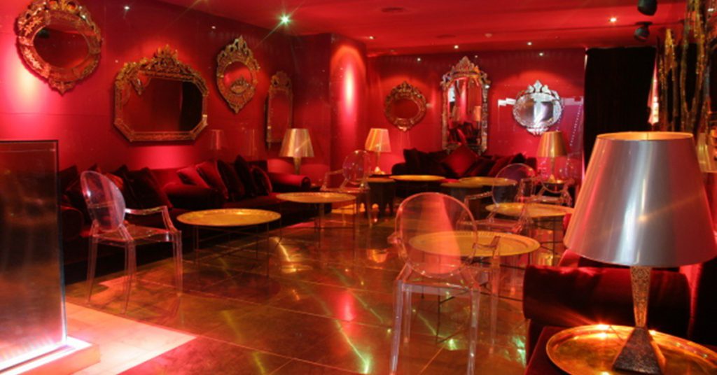 Sala VIP de la discoteca Banloo de Madrid.