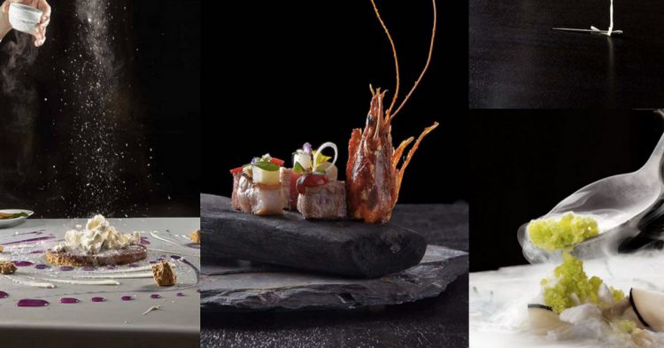platos del restaurante de Grant Achatz
