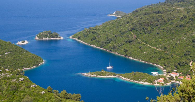 Isla de Mljet, en Croacia. 