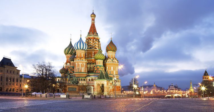 Catedral de San Basilio, uno de los puntos más famosos de Moscú. 